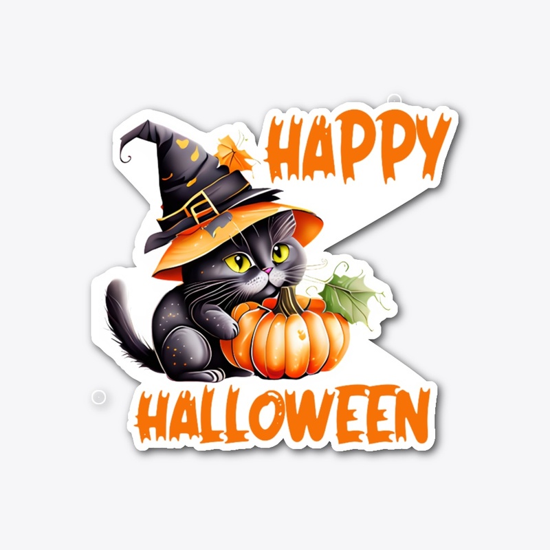 Halloween Cat Shirt , Halloween Tshirt
