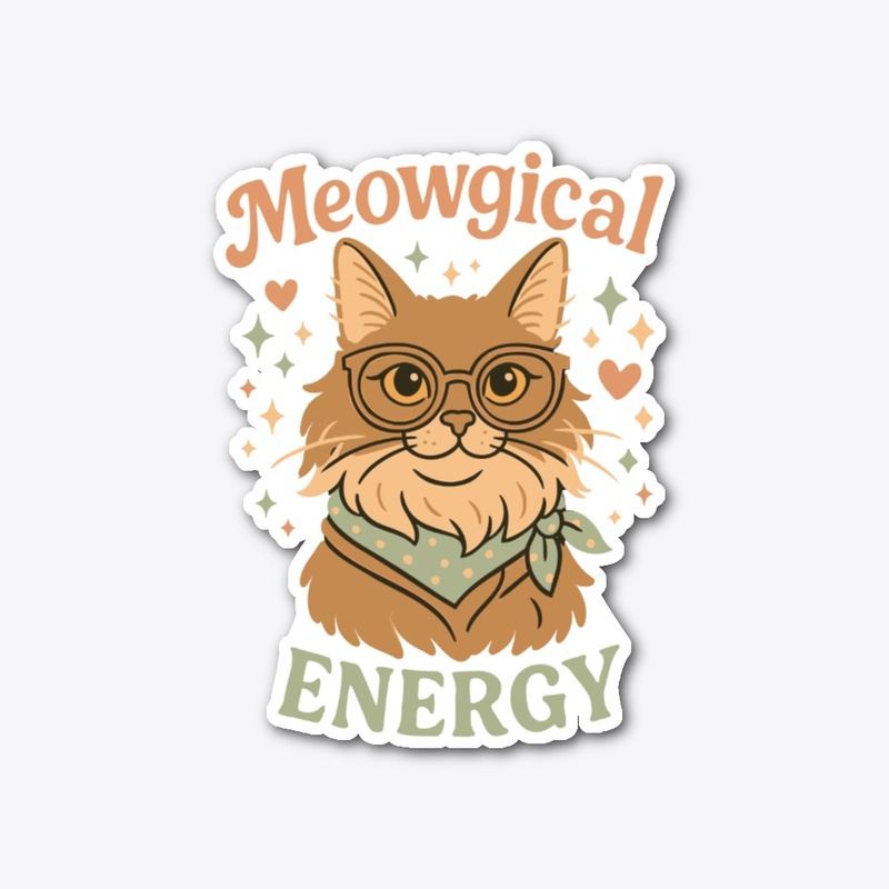 Meowgical Energy Vintage Tee