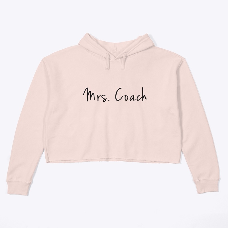 "Mrs. Coach" - Cropped Hoodie