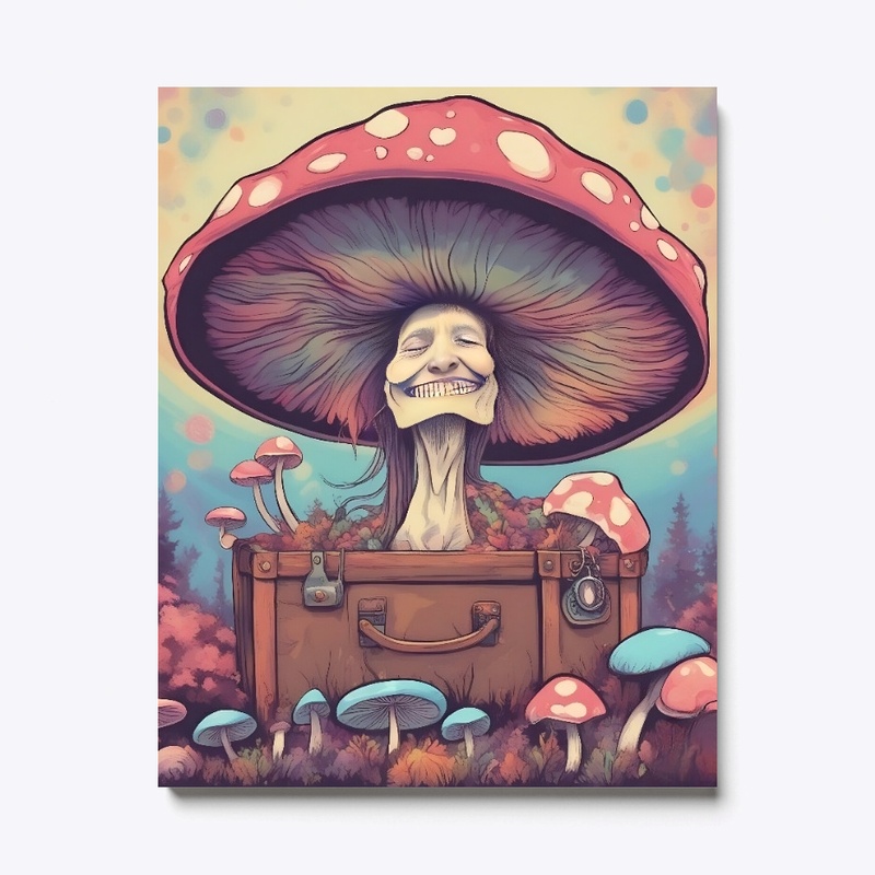 Happy Hippie Mushroom