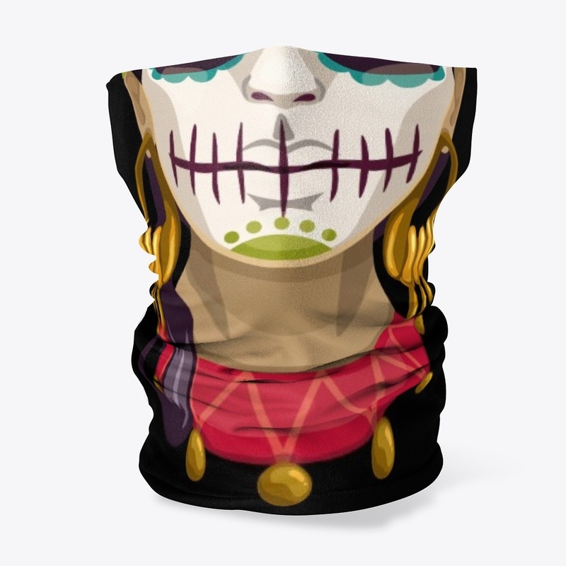 Sugar Skull Neck Gaiter 