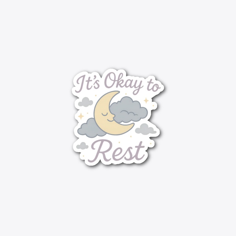 “It’s Okay to Rest – Mental Health Tee”