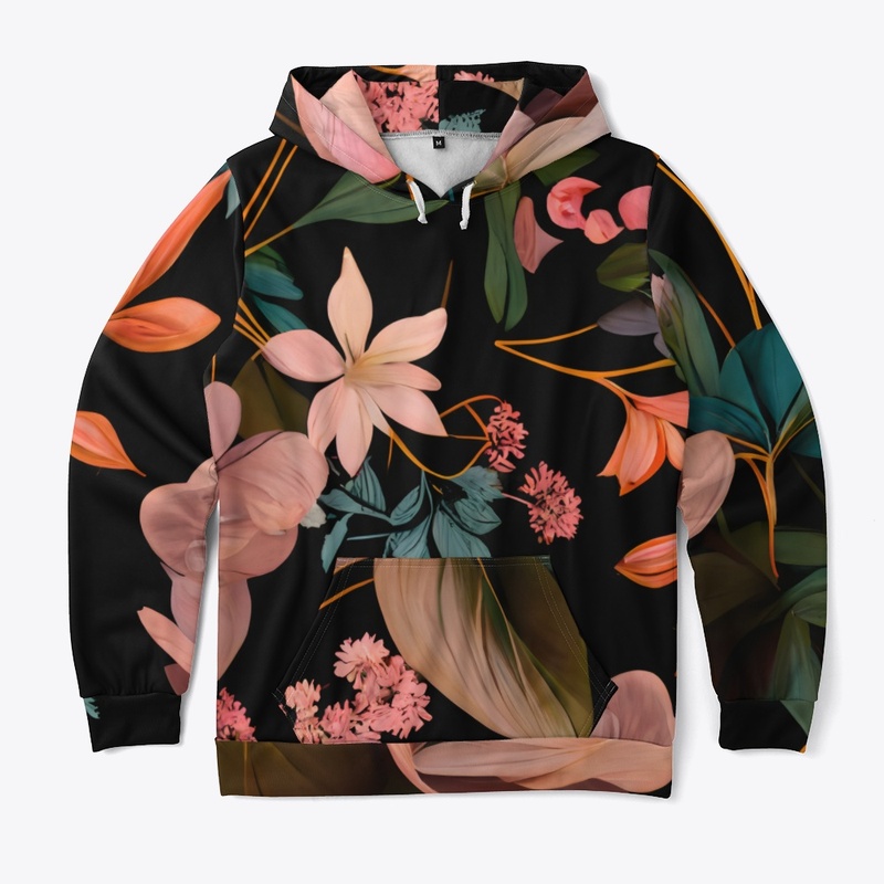 Exotic flowers, flora plants nature