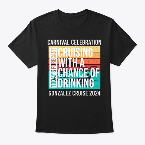 Gonzalez Cruise Black T-Shirt Front