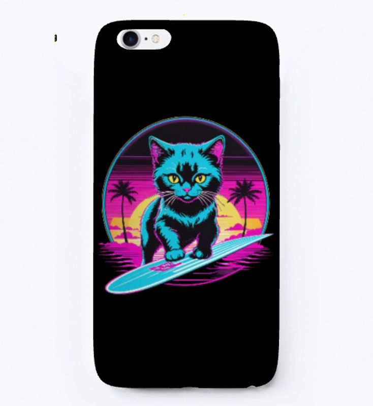 80s Kitty Surfer