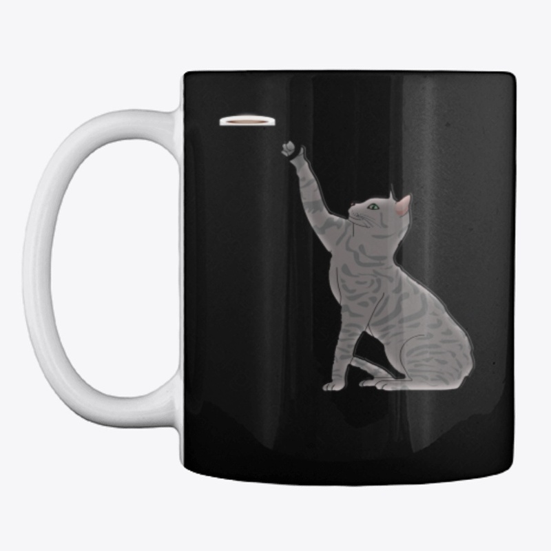Cat coffee tea