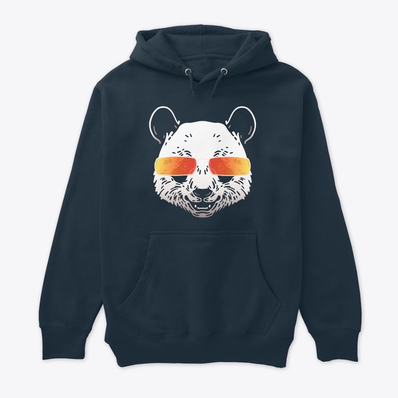 Cute Panda in Sunglasses (Colored+sg07)