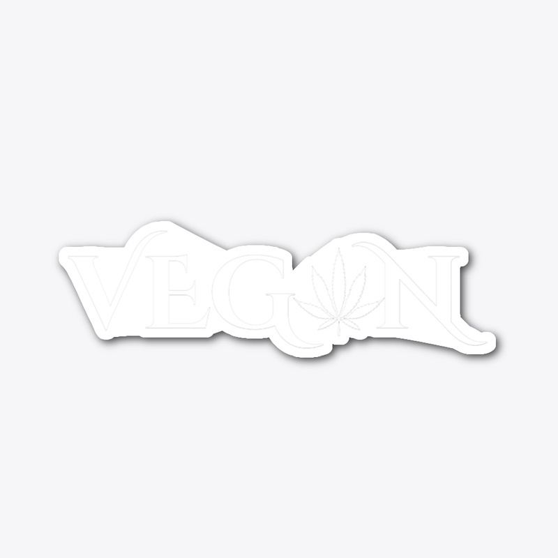 Vegan Plant Life White Print
