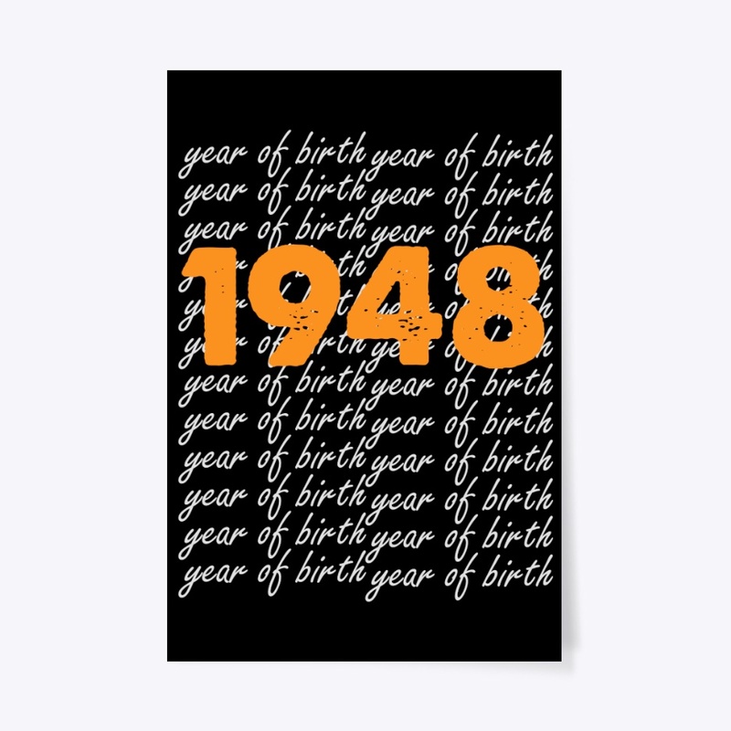 1948 Birthday Gift For Men Women