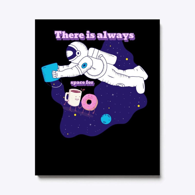 There is always Space to eat Dount 