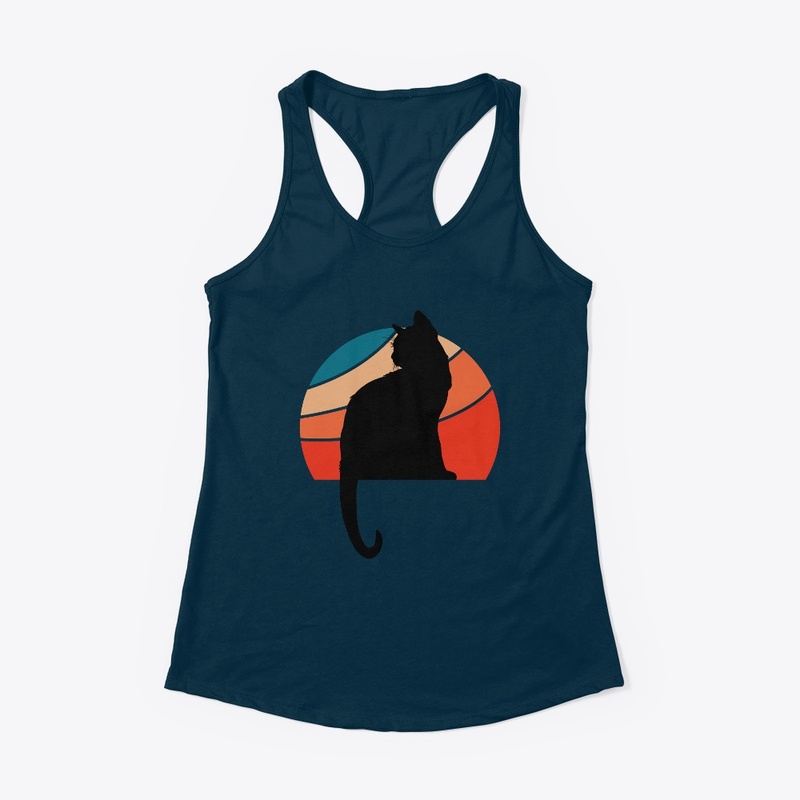 Retro Kitty Silhouette