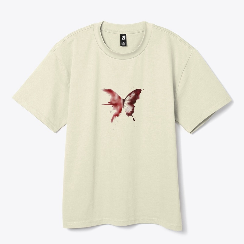 Blood red butterfly 