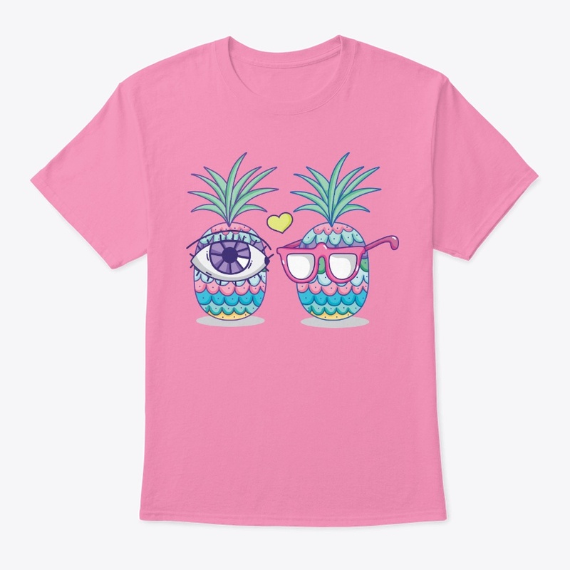 Couple pineapples and  love