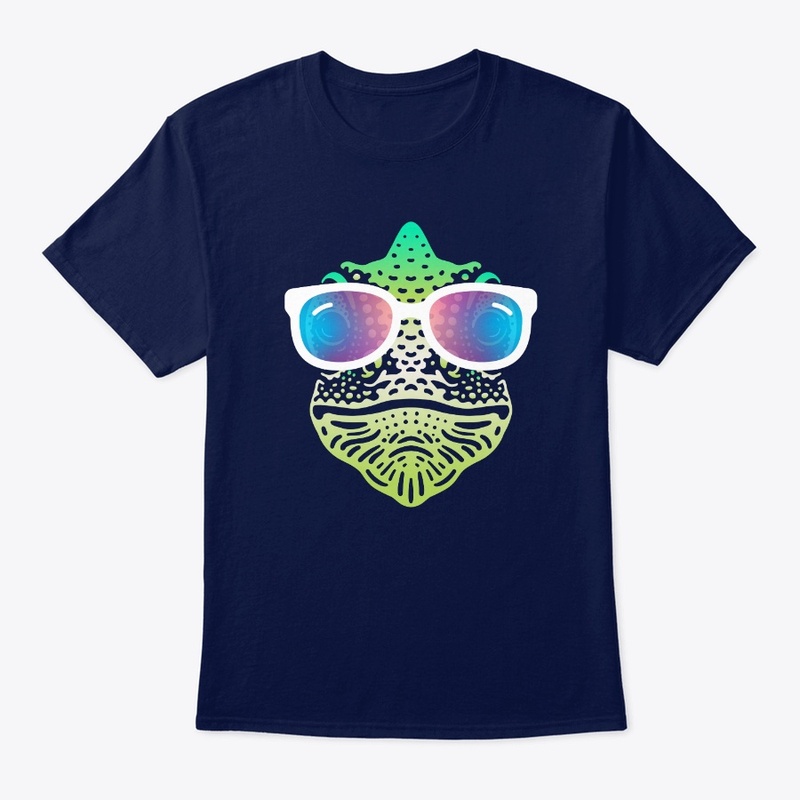 Cute Chameleon in Sunglasses (clr+sg04)
