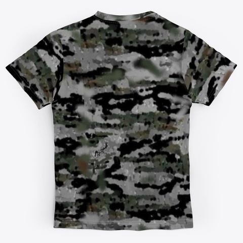 Custom Camo T Shirt Standard Kaos Back