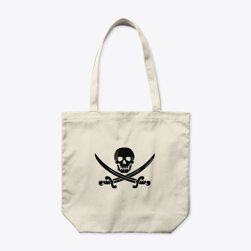 Skull pirate and sword design