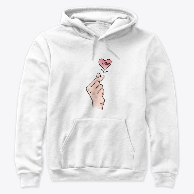 I heart Kpop. Korean finger heart