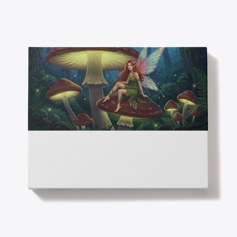 Mushroom Fairy Illustration
