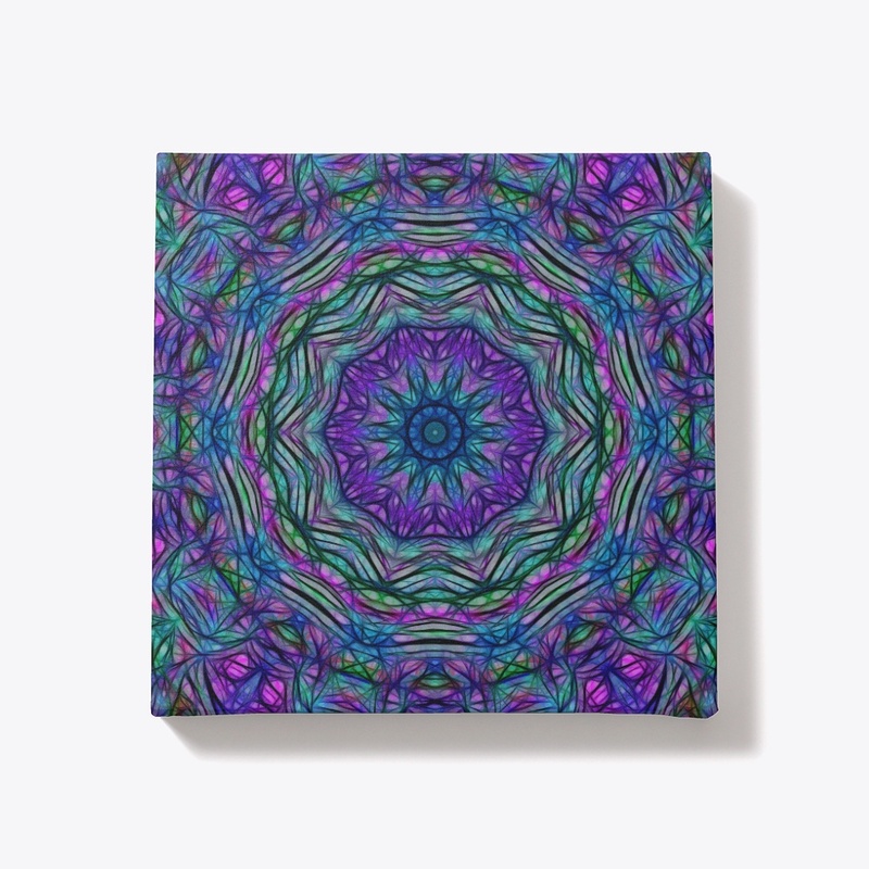 Blue Green Purple Klaeidoscope