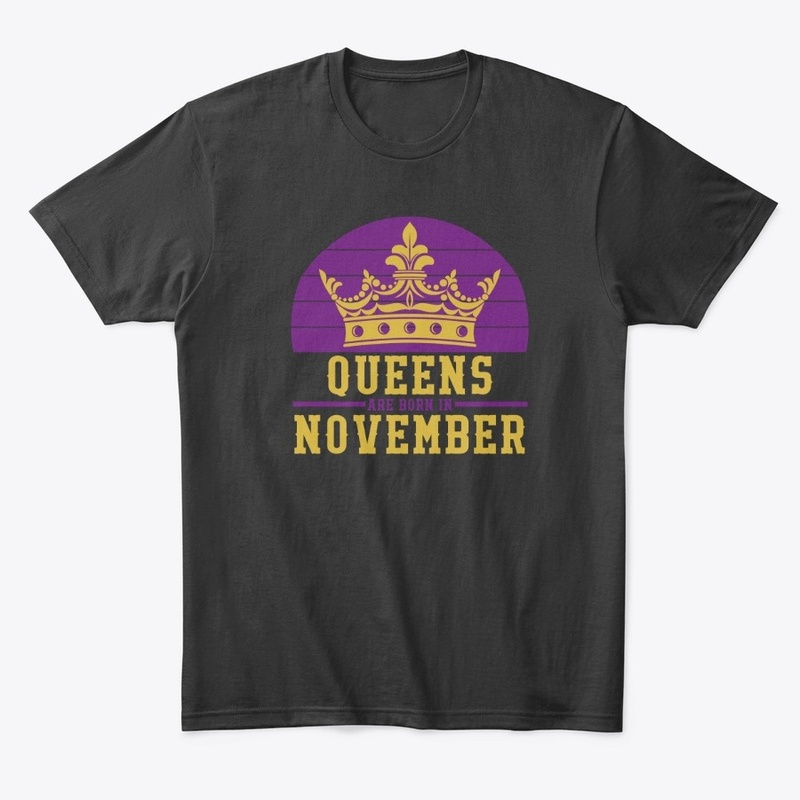 Queens are born in November Retro