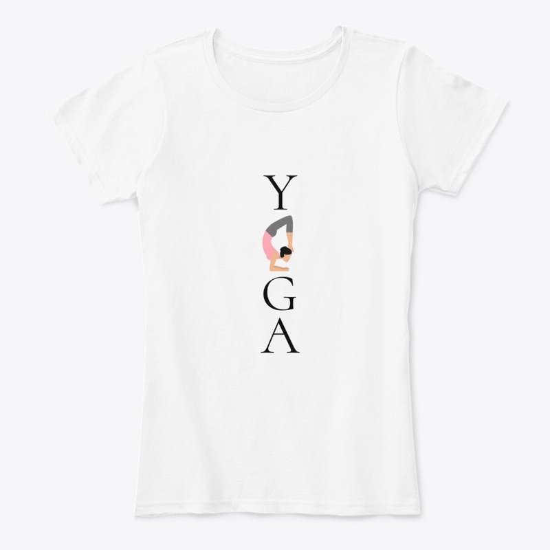 YOGA w/ Woman Posing Tee