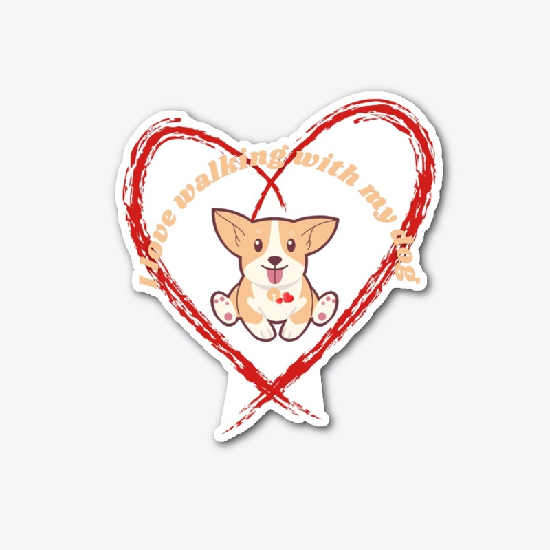 I love walking with my dog