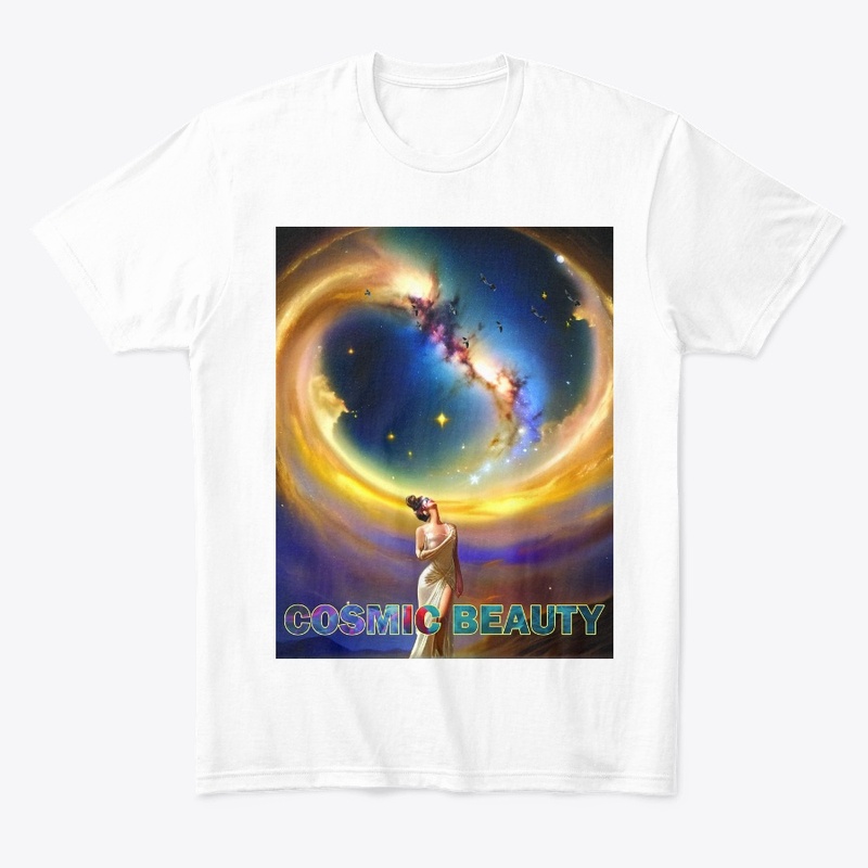 T-shirt design "Cosmic Beauty"