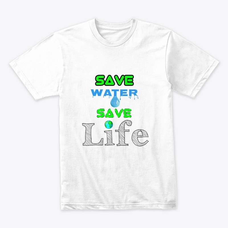 "Save Water 💦 Save Life" Message 