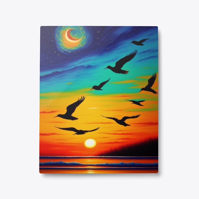 Sunset painting 