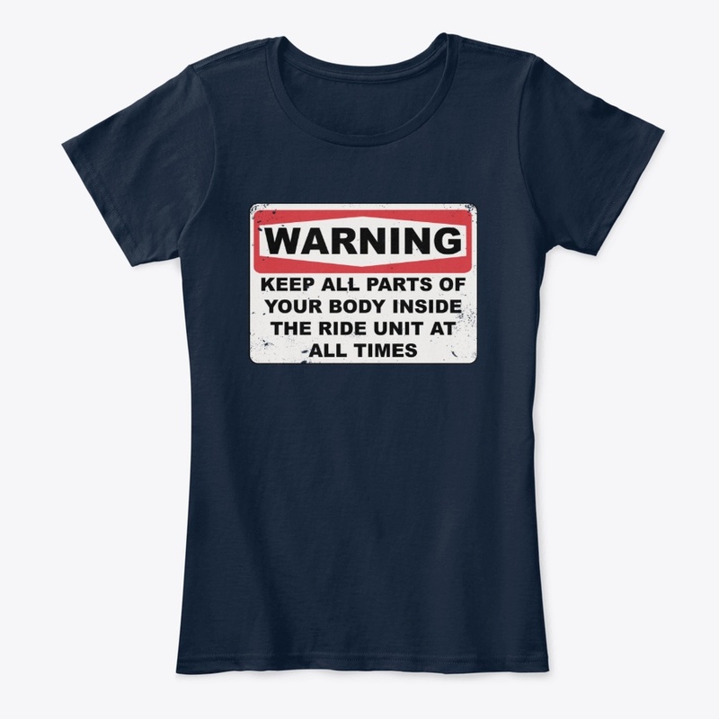 Roller Coaster Warning Sign