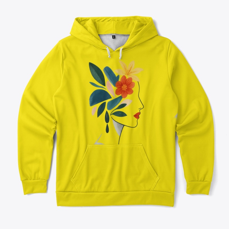 Blooming Silhouette – Art Collage