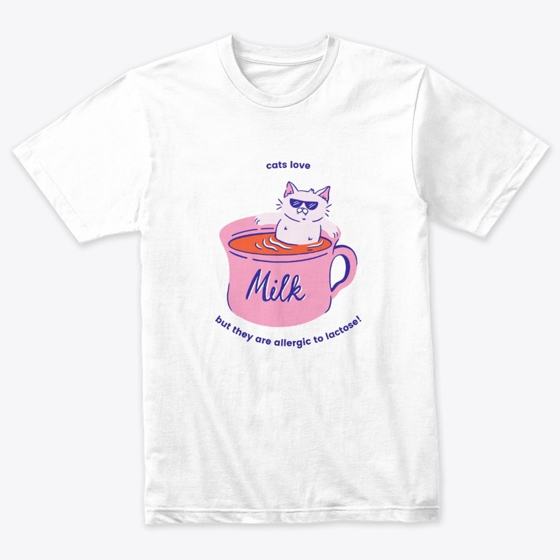 sweet cat print combin