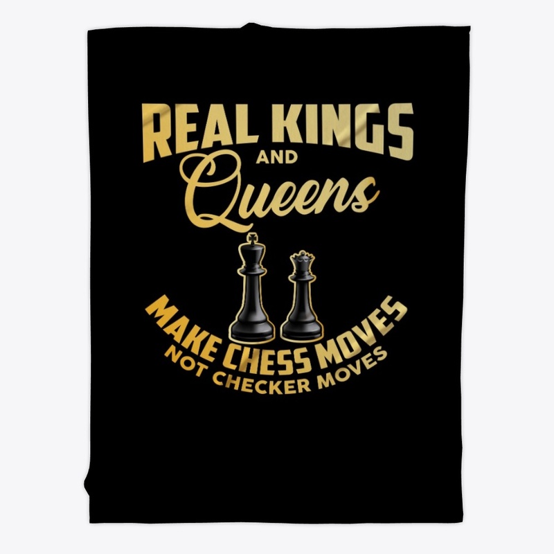 REAL KINGS AND QUEENS MAKE CHESS MOVES