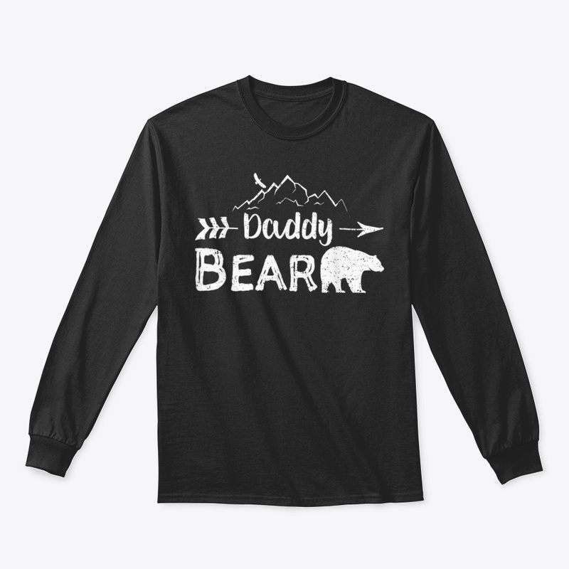 Mens Daddy Bear Shirt Matching Family Ma