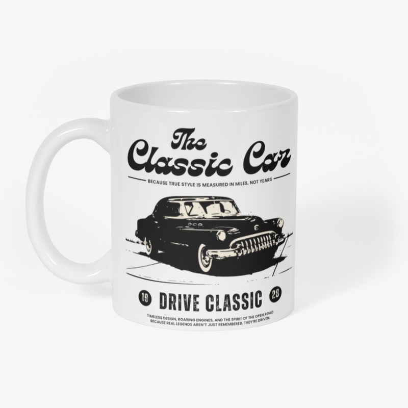 Vintage car illustration 
