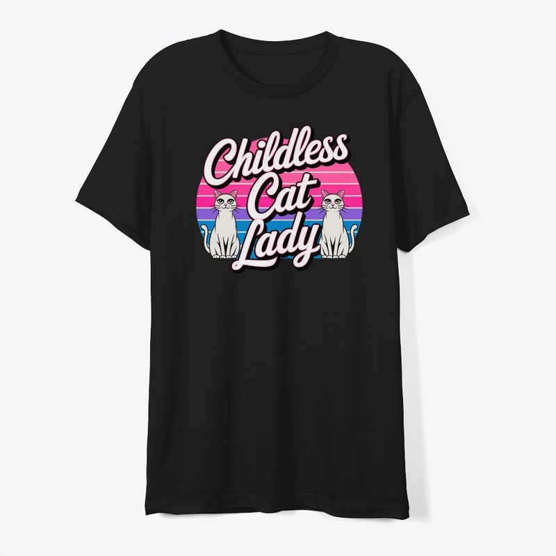 childless cat lady shirt