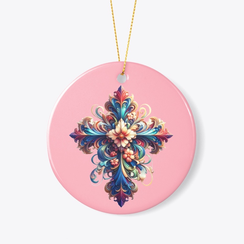 Fantasy Floral Cross