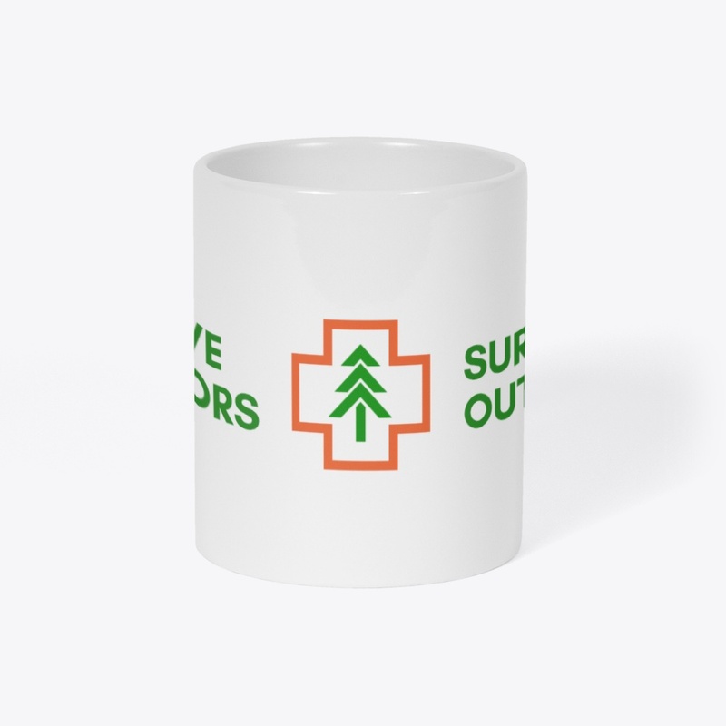 Survive Outdoors White Wilderness Mug