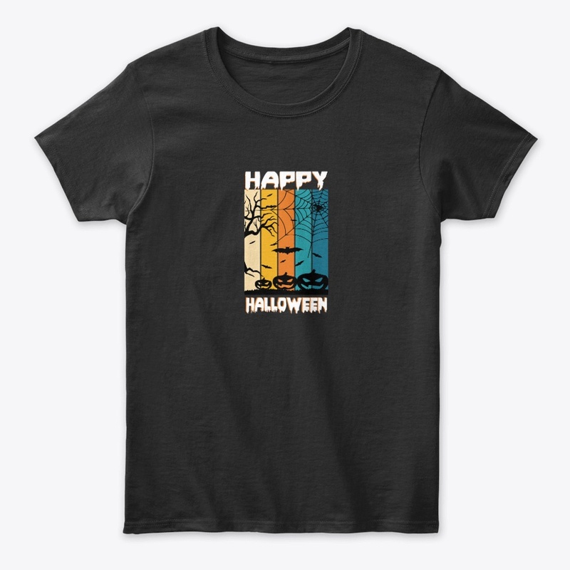 Happy halloween ghost t shirt design