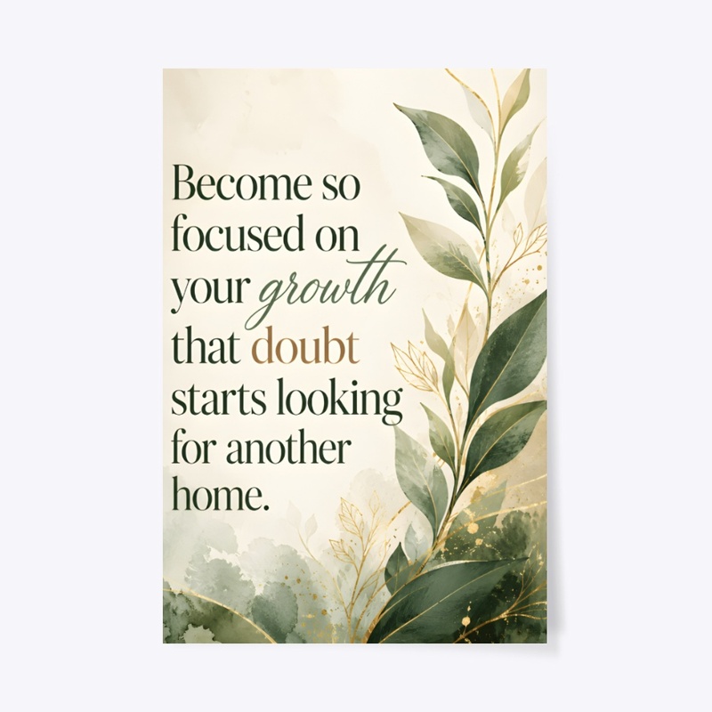 Focused Growth Wall Art