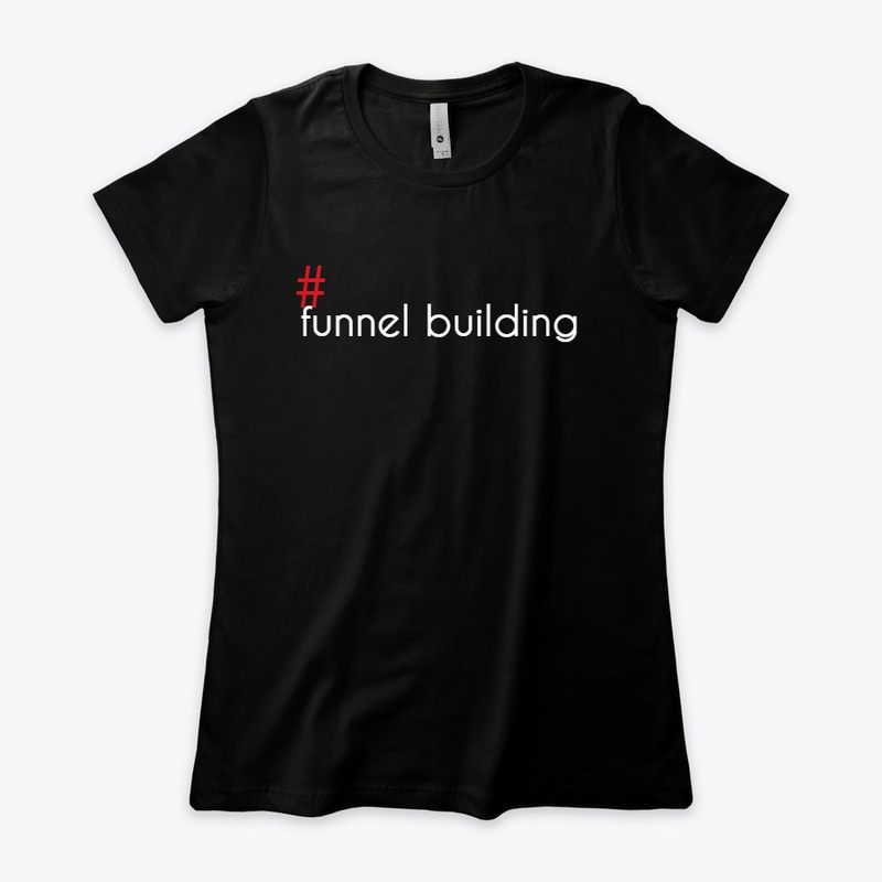 Funnel building shirt  - unisex-hash red