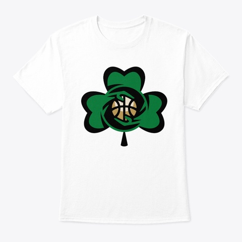 First To The Floor Alt Logo White T-Shirt Front