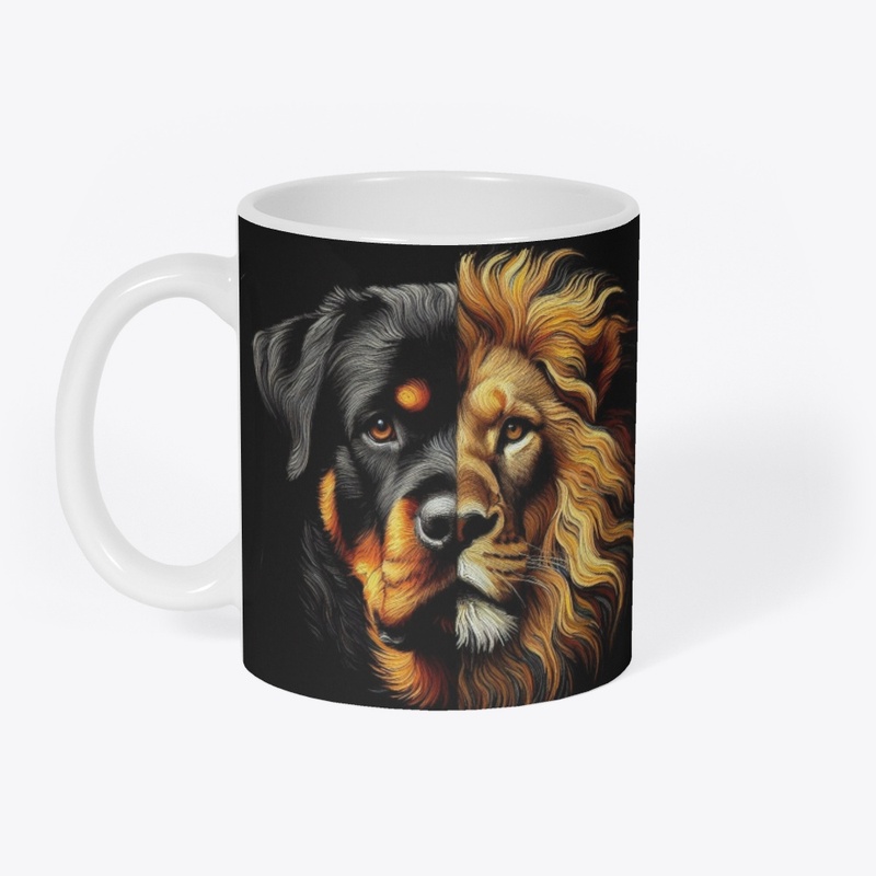 Rottweiler & Lion