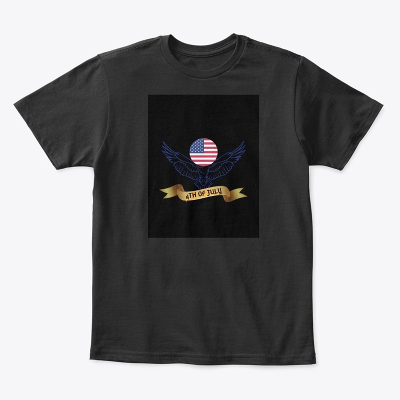 Best Black 4th of july USA  Tshirt