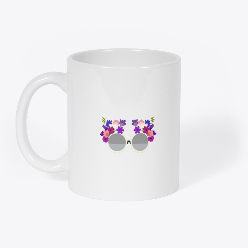 Sunglasses with colours design 