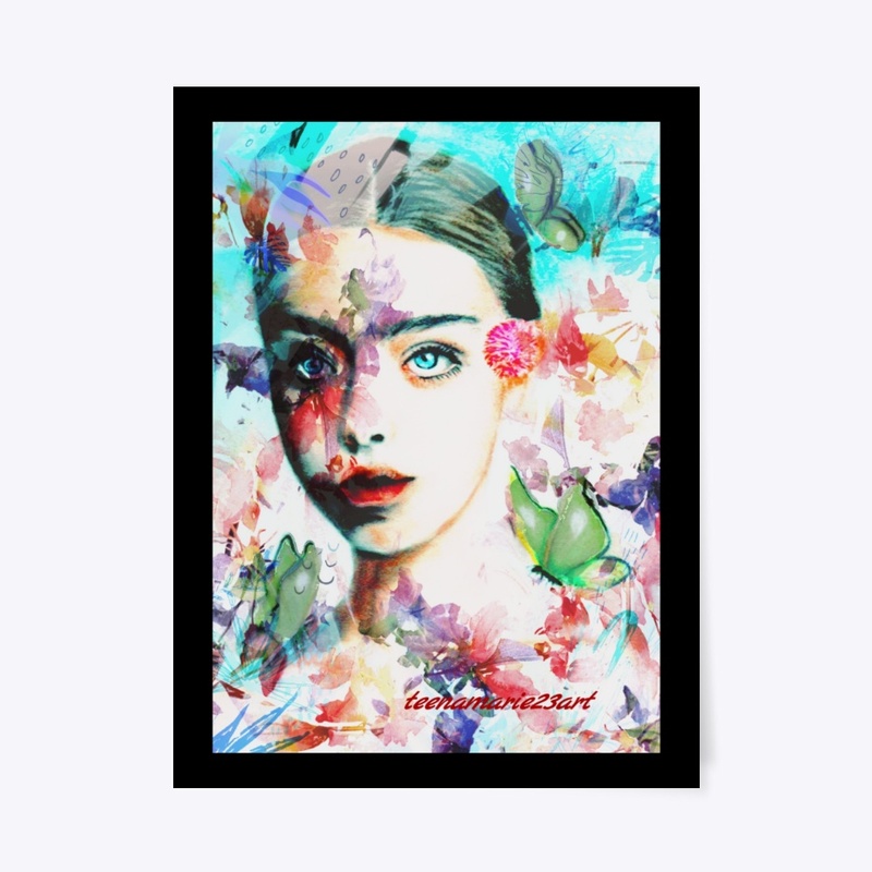 Girl in flowers