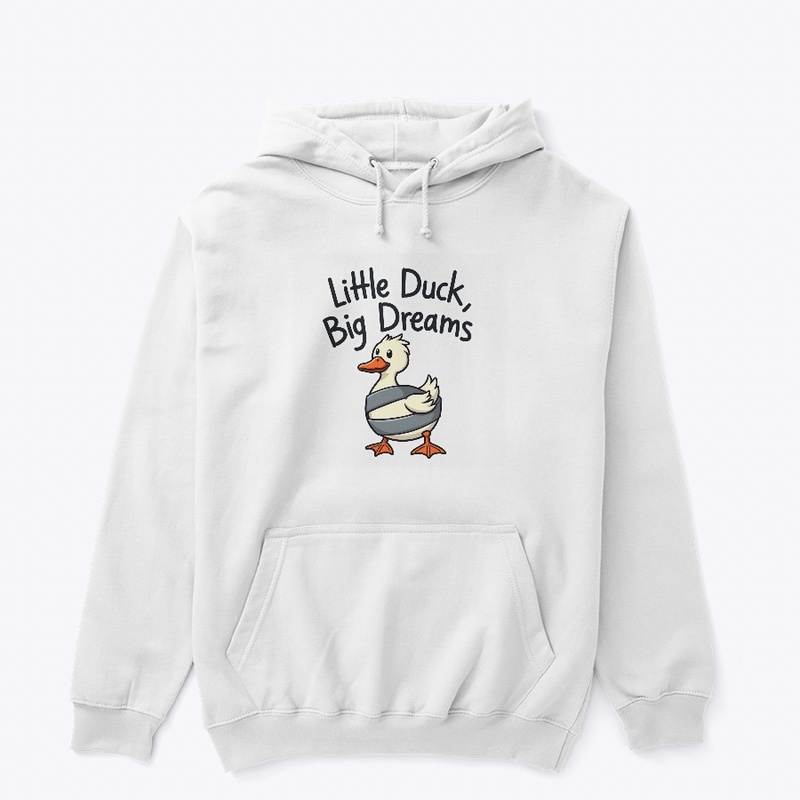  Big Dreams Cute Cartoon Duck T-Shirt