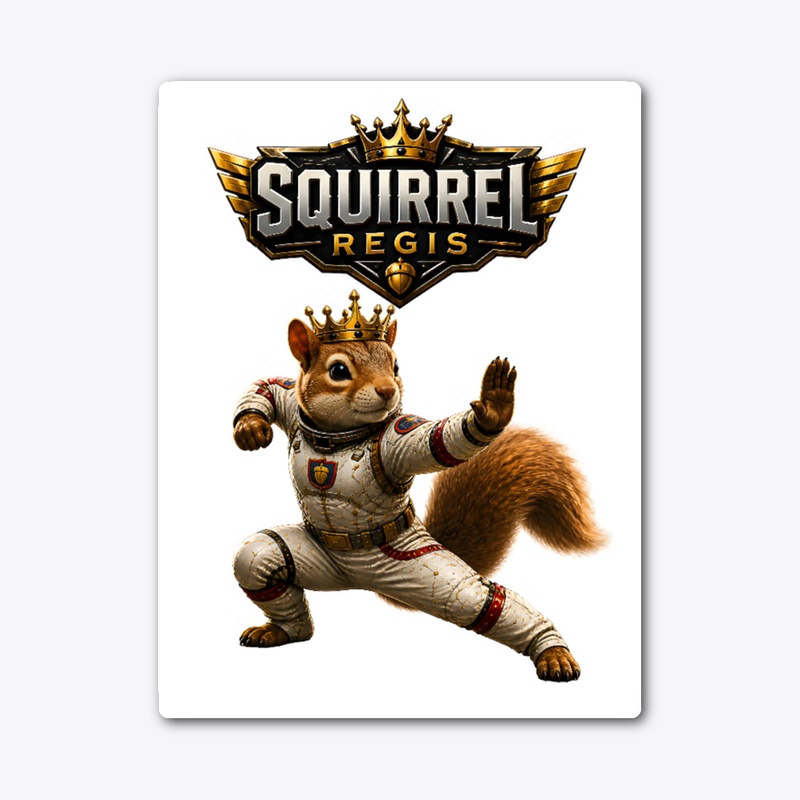 Squirrel Regis doing Kung Fu.