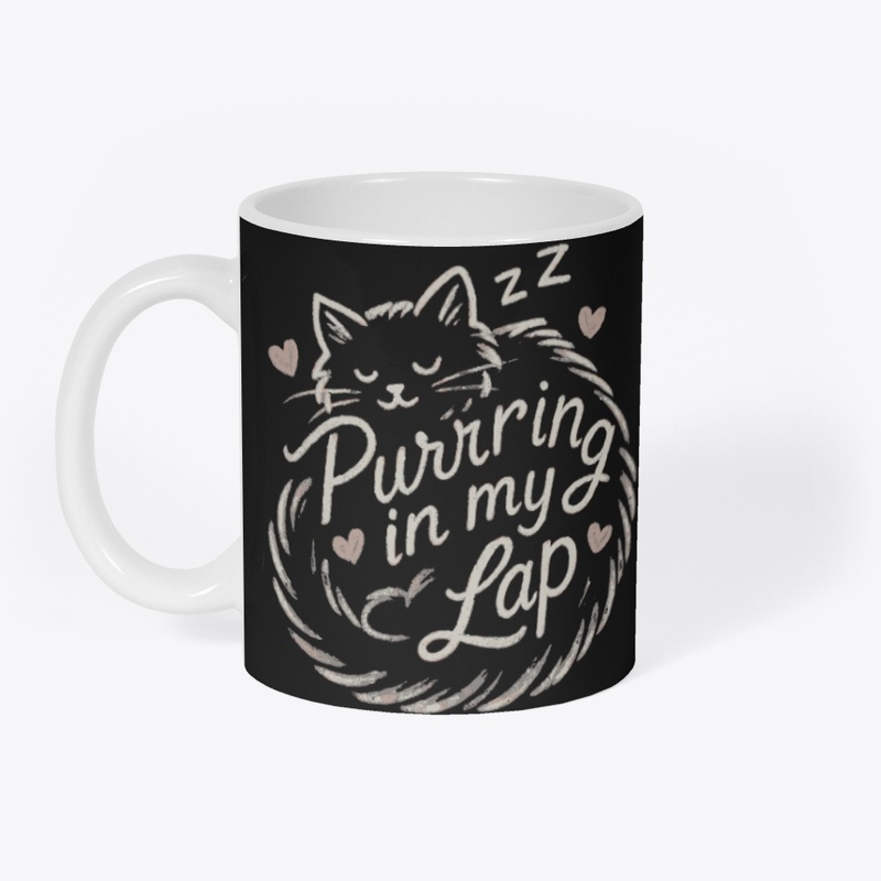 Purring in My Lap Cozy Cat Gift 