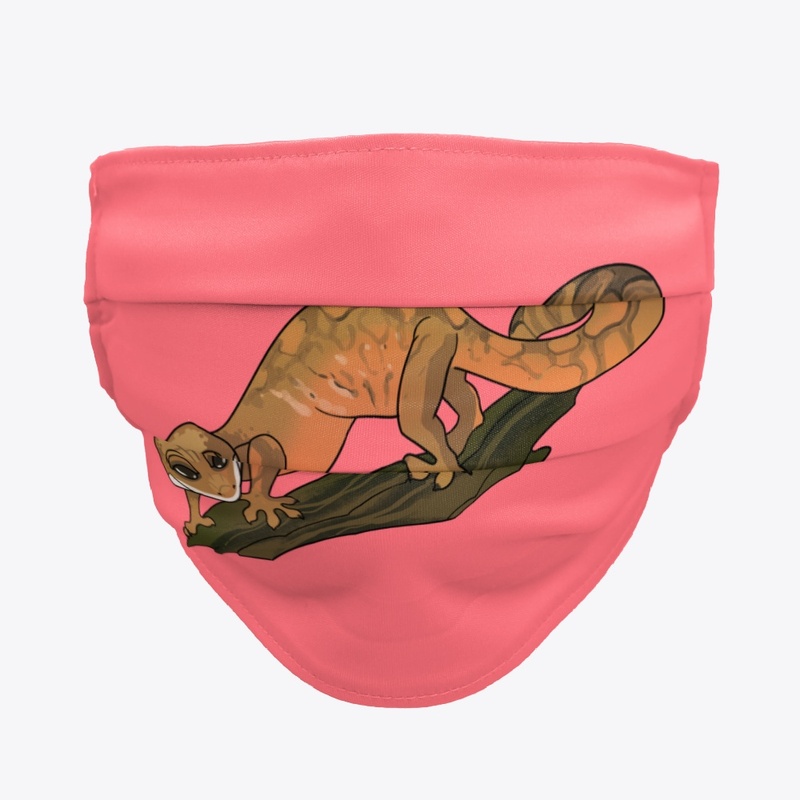 Sage Cat Gecko Face Mask